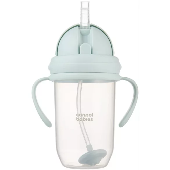 Canpol babies Ťažký pohárik s náustkom, 270 ml, mäta