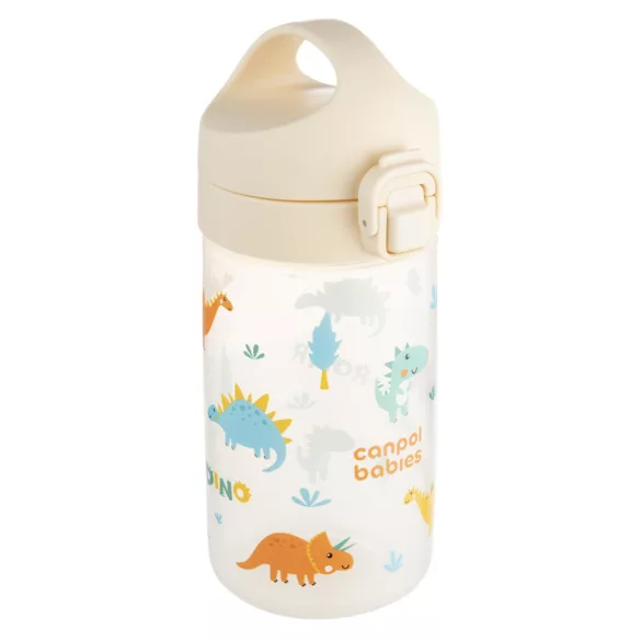 Canpol babies JUNIOR detská fľaša 400 ml béžová
