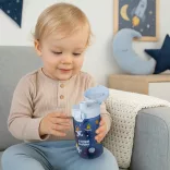 Canpol babies JUNIOR detská fľaša 400 ml, modrá