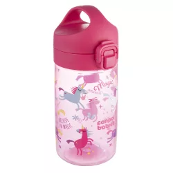 Canpol babies JUNIOR detská fľaša 400 ml ružová