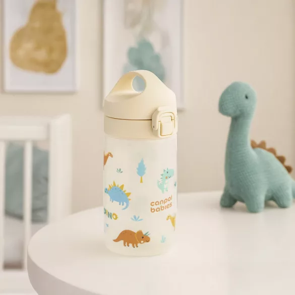 Canpol babies JUNIOR detská fľaša 400 ml ružová