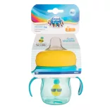 Canpol babies Cvičný pohárik so silikónovým ventilom, 150 ml, SO COOL - tyrkysový