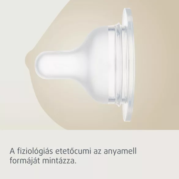 Canpol babies Silikónová cumička na fľaše v tvare S, od 0 mesiacov, 2 ks, mini