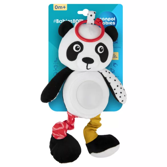 Canpol babies Senzorická závesná hračka s melódiami a svetielkom BabiesBoo – panda