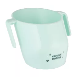   Canpol babies Pohárik SMART 180 ml 12 mesiacov+ – tyrkysový