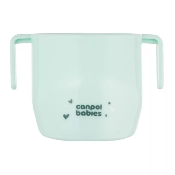Canpol babies Pohárik SMART 180 ml 12 mesiacov+ – tyrkysový