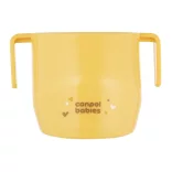 Canpol babies Pohárik SMART 180 ml 12 mesiacov+ - žltý