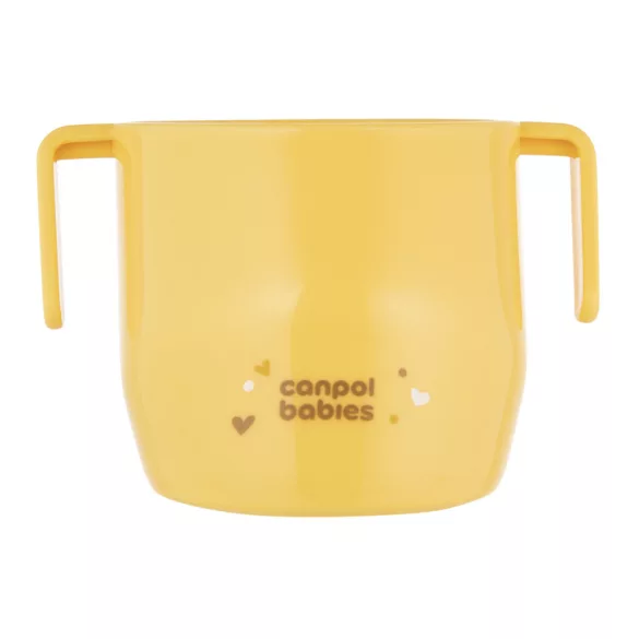 Canpol babies Pohárik SMART 180 ml 12 mesiacov+ - žltý