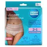 Canpol babies 2v1 popôrodné plienky 5 ks - S/M