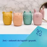 Canpol babies Sada silikónových kúpeľových hračiek, 4 ks
