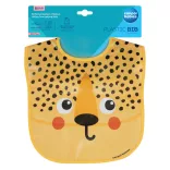 Canpol babies Silikónová zásterka s vreckom, BabiesBoo, gepard