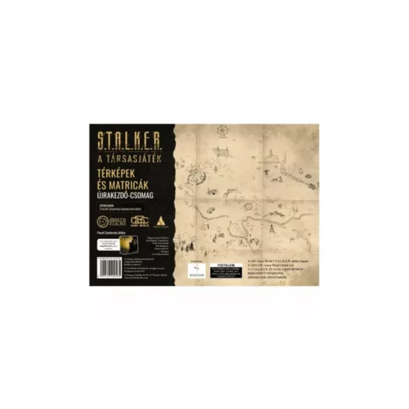 Delta Vision – S.T.A.L.K.E.R.: Stolová hra – Mapy a nálepky (balíček pre začiatočníkov)