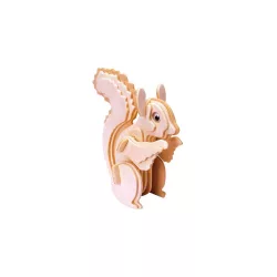  Eureka  - Gepetto's Workshop - Veverica - 3D drevené puzzle, 473145