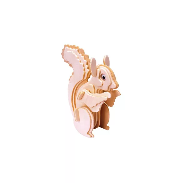 Eureka  - Gepetto's Workshop - Veverica - 3D drevené puzzle, 473145