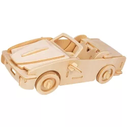   Eureka  - Gepetto's Workshop - Kabriolet – 3D drevená skladačka, 473153