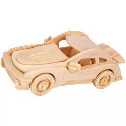   Eureka  - Gepetto's Workshop - Športové auto - 3D drevené puzzle, 473154