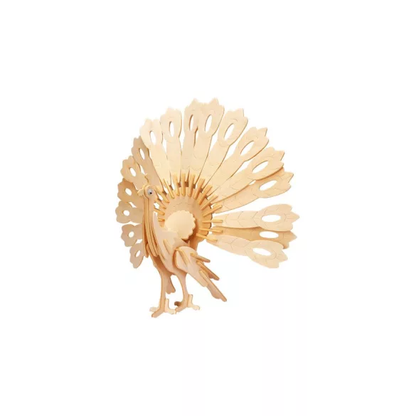 Eureka  - Gepetto's Workshop - Páv – 3D drevené puzzle, 473163