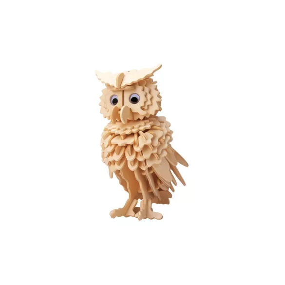 Eureka  - Gepetto's Workshop – Sova – 3D drevené puzzle, 473170