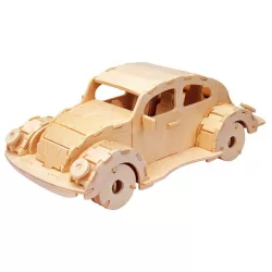   Eureka  - Gepetto's Workshop – Auto – 3D drevené puzzle, 473173
