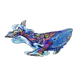 Eureka  - Drevené puzzle – Veľryba (FSC-wood)