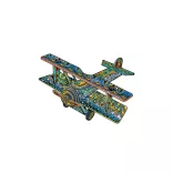 Eureka  - Drevené puzzle – Dvojmotorové lietadlo (FSC-wood)