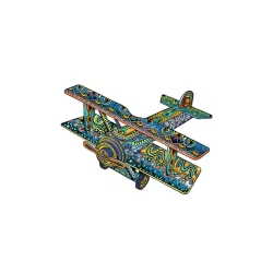   Eureka  - Drevené puzzle – Dvojmotorové lietadlo (FSC-wood)