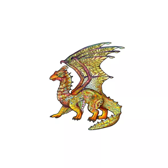 Eureka  - Drevené puzzle – Drak (FSC-wood)