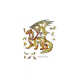 Eureka  - Drevené puzzle – Drak (FSC-wood)