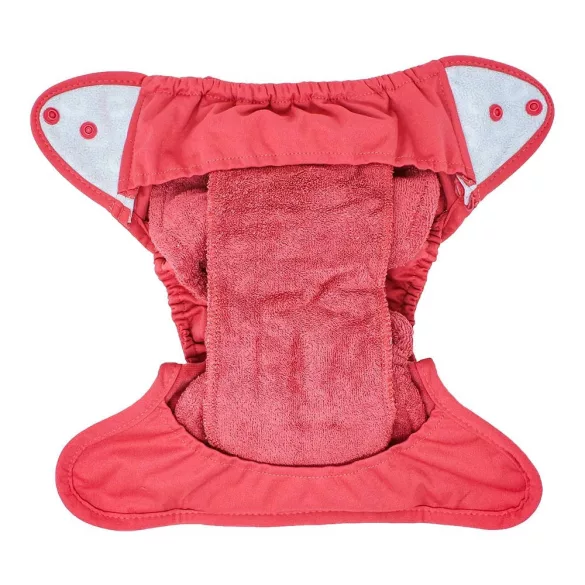 Pop-in bambusová plienka – s patentkami – Coral