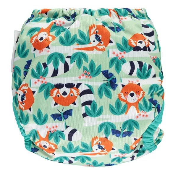 Pop-in plienkové nohavičky s patentkami – Red Panda