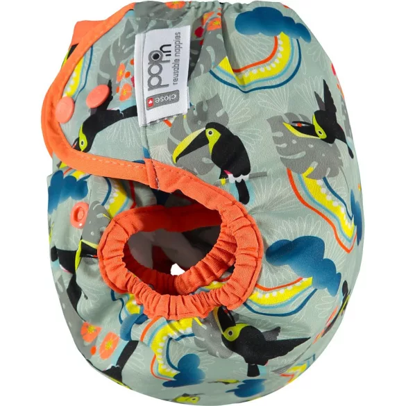 Pop-in plienkový obal s patentkami – Toucan