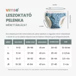 Vimse plienka na odvykanie – Blue Dots / White teddy (2 ks)