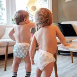 Vimse plienky na odvykanie od plienok – Pink Dots / White teddy (2 ks)