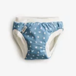 Vimse plienky na odvykanie od plienok - Blue Dots / White teddy (2 ks)
