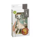 Sophie „Sauvons les girafes“ – súprava Sophie žirafa + prívesok na kľúče