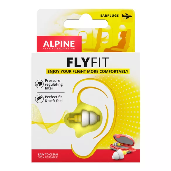 Alpine FlyFit ušné zátky na cestovanie, lietanie