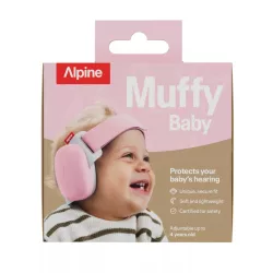 Alpine Muffy Baby chrániče sluchu – ružové