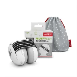   Alpine Muffy Baby chrániče sluchu pre dojčatá – čierne