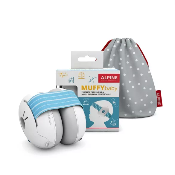 Alpine Muffy Baby chrániče sluchu pre dojčatá – modré