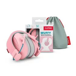 Alpine Muffy – detské chrániče sluchu – ružové
