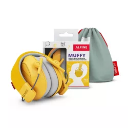 Alpine Muffy – detské chrániče sluchu – žlté