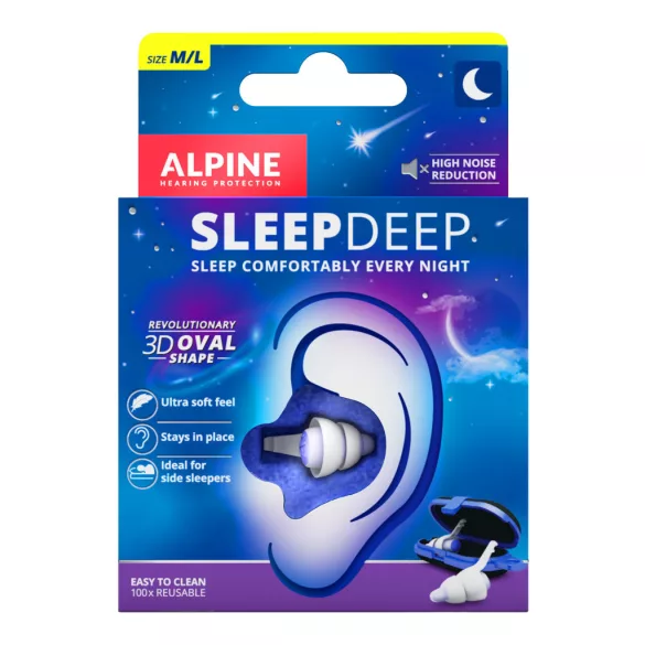 Alpine SleepDeep – ušné zátky na spanie
