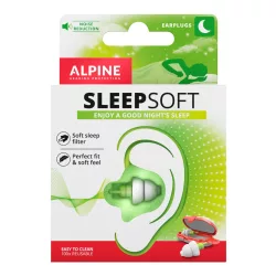 Alpine SleepSoft ušné zátky na spanie, štúdium