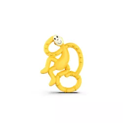   Matchstick Monkey Mini tancujúci hryzátko - žlté (0-3 mesiace)