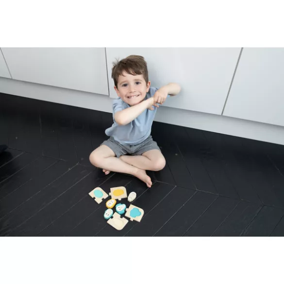 Matchstick Monkey Drevená skladačka so zvieratkami