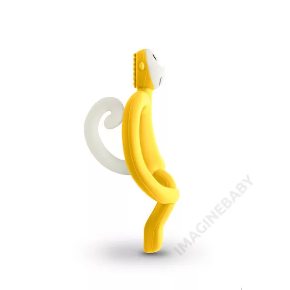 Matchstick Monkey Kúsacie hračka - Žltá - kúsacie hračka na zuby