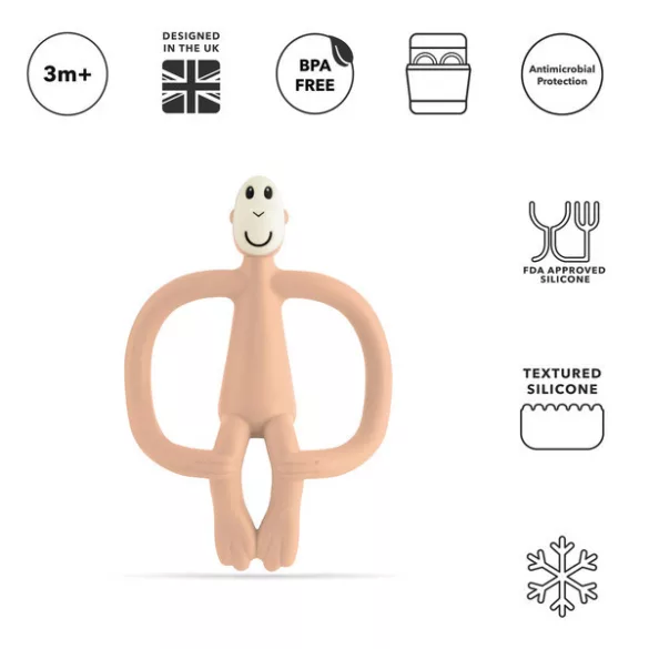 Matchstick Monkey Rágómaki - broskyňový kvet - hryzátko na zuby