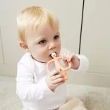 Matchstick Monkey Rágómaki - broskyňový kvet - hryzátko na zuby