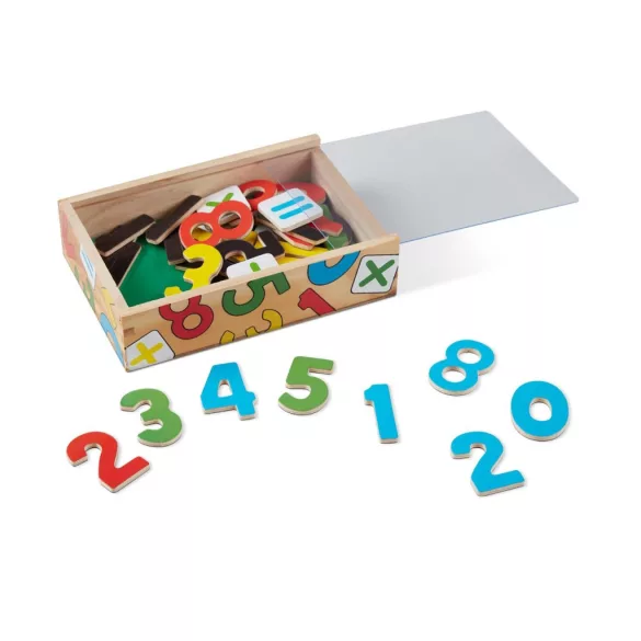Melissa & Doug drevené magnetické čísla