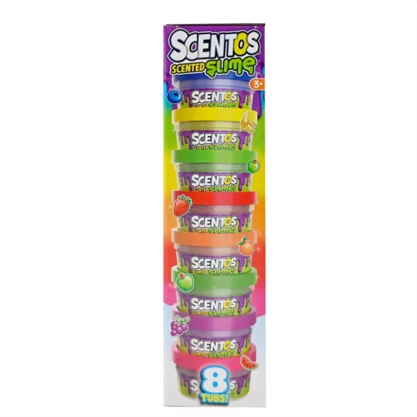 Scentos voňavý mini slime, 8 ks